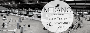 Salto Ostacoli: Milano Winter Show 2016 (CSI3* - CSI1*) al via