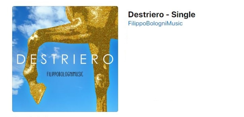 "Destriero" by Filippo Bologni Music: pre order disponibile su ITunes 1