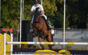 Fabio Brotto in Piazza d'Onore allo CSIO di Lisbona