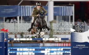 Alberto Zorzi sul podio nel GP 2* di Valkenswaard