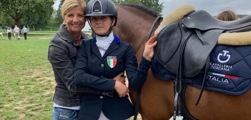 Europei Pony, Camilla Luciani è terza dopo cross country 1
