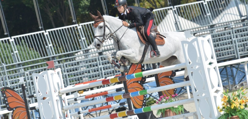 Emanuele Bianchi e Paolo Adorno sul podio nella "grossa" di Etrea (CSI3*)