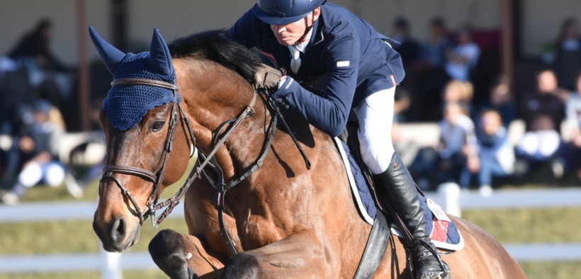 Filippo Moyersoen in Piazza d'Onore al CSI4* Hubside Jumping