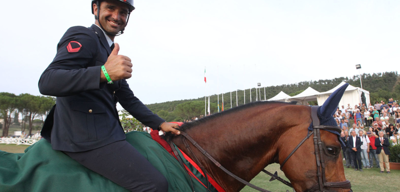 Il Gran Premio del Bagnaia Jumping Show è di Emilio Bicocchi su Flinton