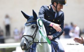 Michael Cristofoletti sfiora la vittoria nella alta del CSI2* di Peelbergen