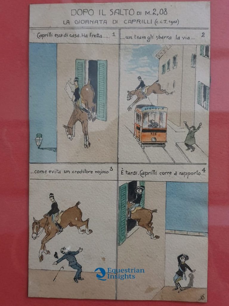 Caprilli in chiave umoristica in Cittadella ad Alessandria