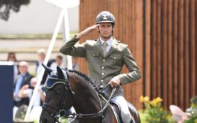 Alberto Zorzi sul podio della 155 de La Coruña (ESP) - CSI5*-W
