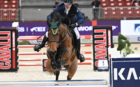 Fabio Brotto in Piazza d'Onore a Salisburgo (CSI4*)