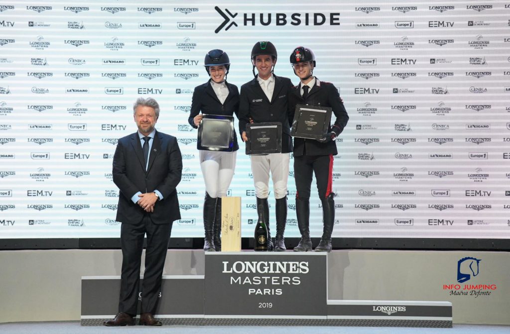 Filippo Bologni è terzo nella gara di apertura dei Longines Masters di Parigi (CSI5*) 1