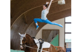 FEI Top Indoors Vaulting Masters: vince Anna Cavallaro 1