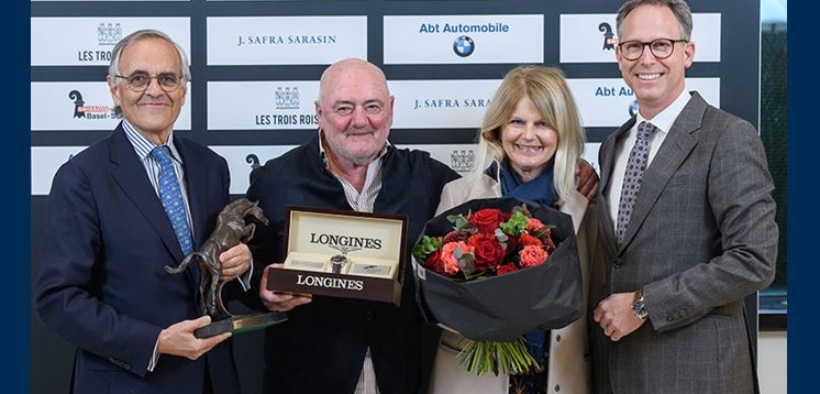Luigi Baleri nuovamente premiato come proprietario dell'anno da Longines