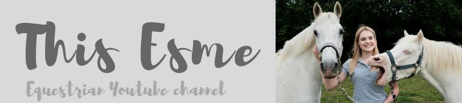 Un'equestrian Youtuber efficace e vincente: this Esme 1