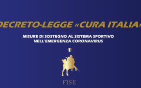 FISE informa: le principali misure a sostegno dello sport (DL "Cura Italia")