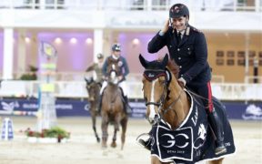 Gaudiano in Piazza d'Onore nella 155 del LGCT Doha