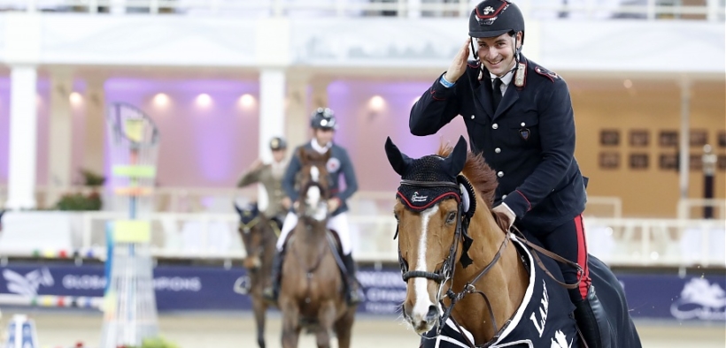Gaudiano in Piazza d'Onore nella 155 del LGCT Doha