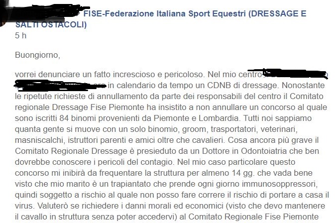 Scandaloso! Minacce durante l'emergenza Coronavirus: interessi in barba al buon senso