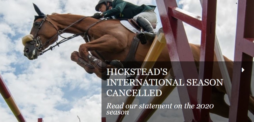 Cancellati gli eventi maggiori di Hickstead 2020 (CSIO e Derby)