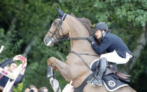 Il cavaliere Hernández in difficoltà