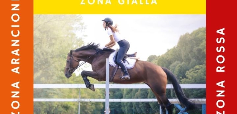 Sport Equestri: le regole per le diverse aree (Rossa, Arancione, Gialla)