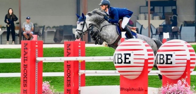 Christian Fioravanti in Piazza d'Onore nella Ranking Class di Gorla (CSI3*) 1