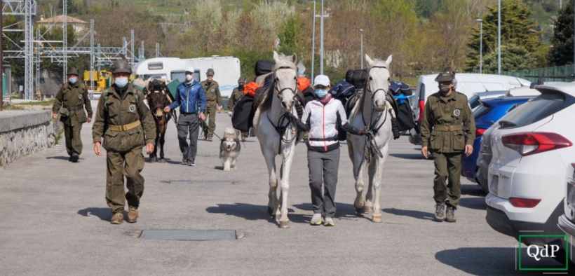 E' iniziata l'avventura di Jessica e Lorenzo per tracciare nuove ippovie in Italia