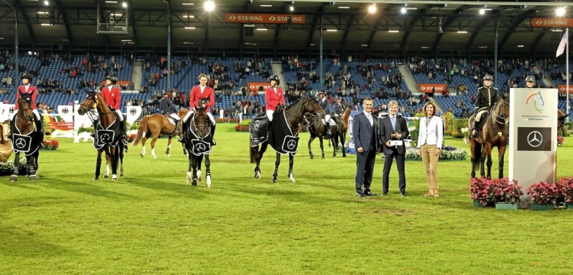 CHIO Aachen: la Mercedes-Benz Nations' Cup va agli USA. Team Italia penultimo