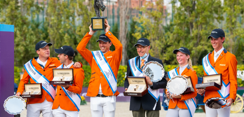 A Barcellona l'Olanda vince il 3° Trofeo del Circuito Longines FEI Jumping Nations Cup