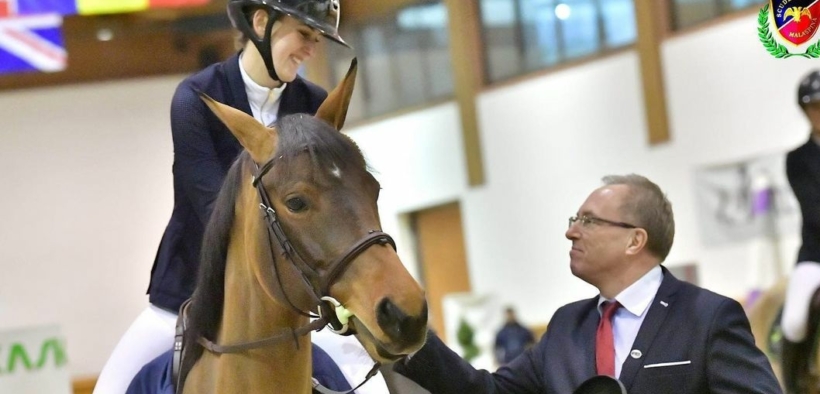 Il GP del CSI2* a Malaspina all'elvetica Elin Ott