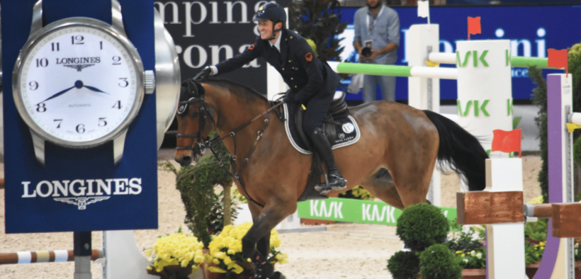 Lorenzo de Luca in Piazza d'Onore nella 155 di Wellington (CSI5*)