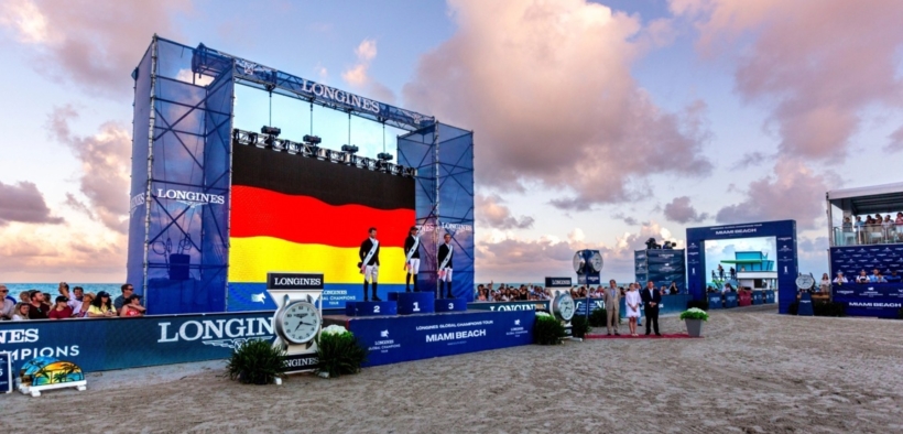 Katrin Eckermann firma il Longines Global Champions Tour di Miami