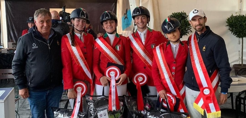 CSIO giovanile Lamprechtshausen, vittoria in Coppa per la squadra YR azzurra