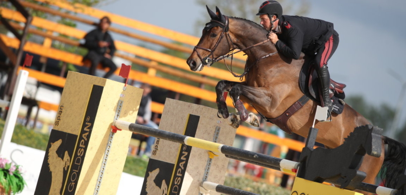 Emanuele Gaudiano firma il Premio Amahorse del CSI4* Montefalco