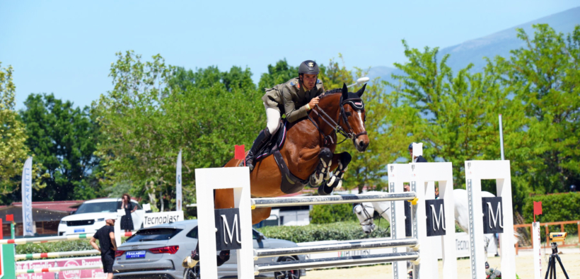 Nuovo trionfo di Guido Franchi nella 145 LR (CSI4*) di Montefalco. Moneta secondo.