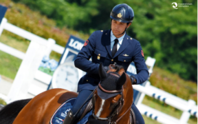 Giampiero Garofalo sale sul podio del Grand Prix h 155 di Ommen (CSI3*)