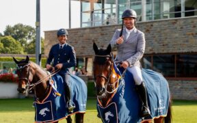 Lorenzo De Luca in Piazza d'Onore nel GP 5* di Valkenswaard