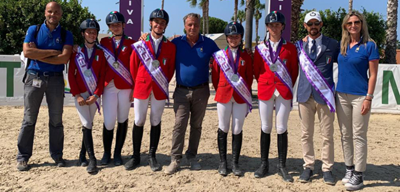 Medaglia d'argento per i Children azzurri all'Europeo di Oliva Nova