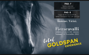 Fieracavalli: al Pad. 7 con la Total Goldspan Experience (The Best for Wellness of Horses, Lifestyle, Media & Streaming)