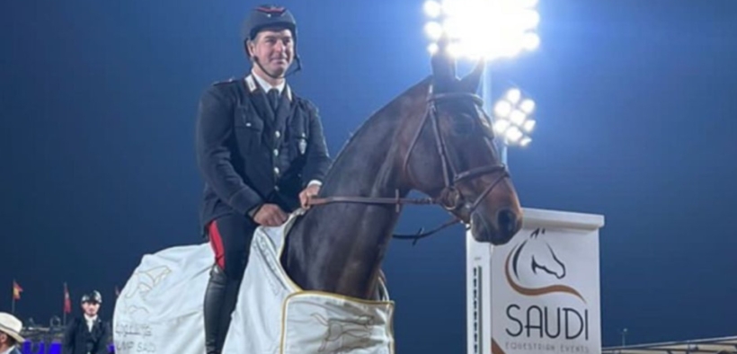 Continuano gli ottimi risultati di Emanuele Gaudiano a Riyadh (CSI4*-W)