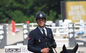 Giampiero Garofalo sul podio della Ranking di Gorla Minore (CSI2*)