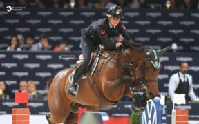 Giulia Martinengo ai piedi del podio della Ranking di Gorla (CSI2*)