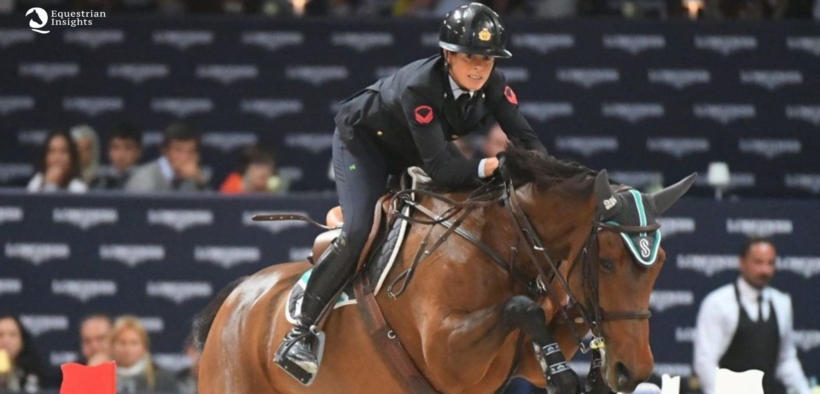 Giulia Martinengo ai piedi del podio della Ranking di Gorla (CSI2*)