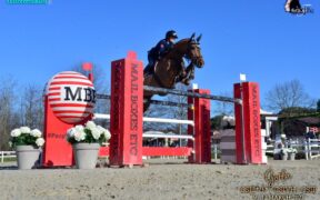 Giulia Martinengo e Giampiero Garofalo sul podio del Grand Prix di Gorla (CSI2*)