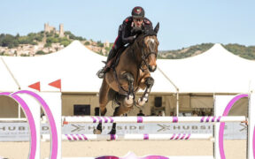 Emanuele Gaudiano nuovamente protagonista nella 145 di St. Tropez - Grimaud (CSI2*)
