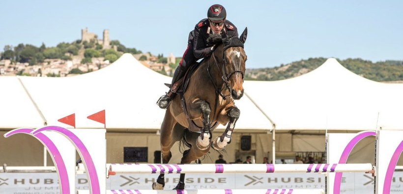 Emanuele Gaudiano nuovamente protagonista nella 145 di St. Tropez - Grimaud (CSI2*)
