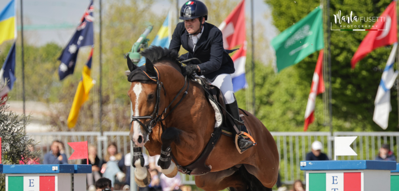 Filippo Jordan Pagan Griso in evidenza nel GP di Busto Arsizio (CSI3*)
