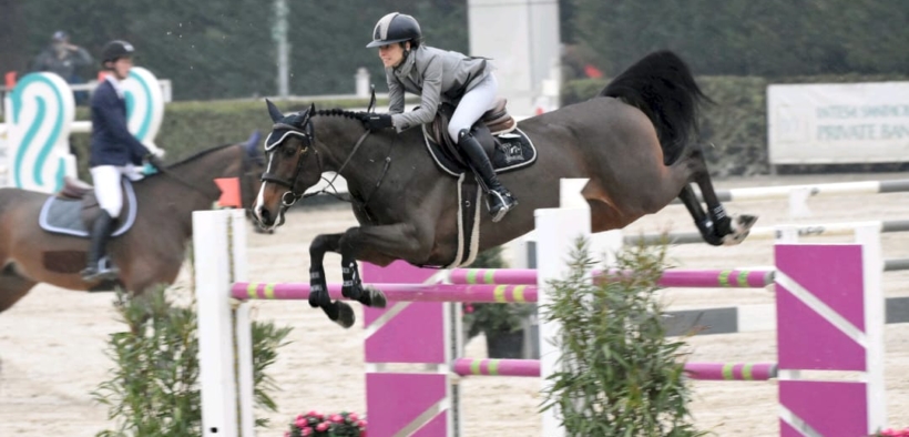 Serena Curcio in evidenza nella gara grossa di Gorla Minore (CSI3*)