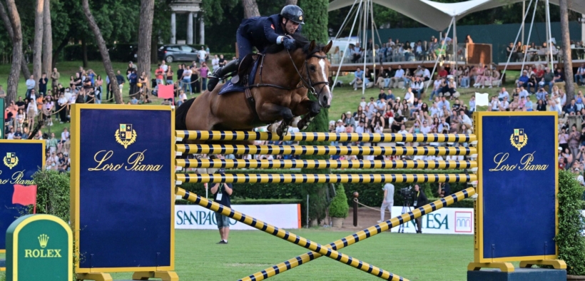 CSIO Roma: Emilio Bicocchi e John Whitaker vincono ex-aequo la Sei Barriere Loro Piana (CSIO5*)