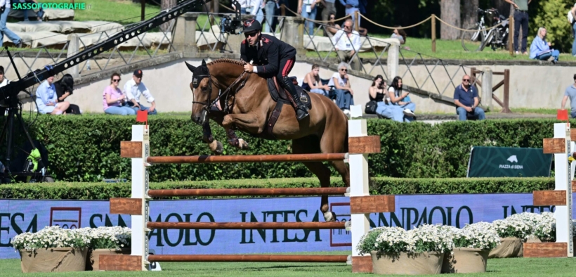 Piazza di Siena: Emanuele Gaudiano terzo nella 145, Premio KEP Italia (CSIO5*)