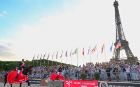 GCL Parigi, Riesenbeck International on fire