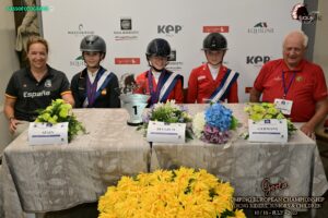 Campionati Europei Giovanili FEI Gorla: Clémentine Lux vince l'oro Individuale Children 1